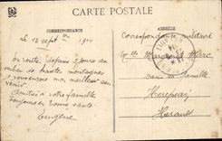 CPA Au Ballon De Servance Vue de la vallee de la Moselle au col du Couard venant du Thillot