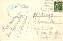 CPA Env De Bagneres De B'igorre Le Col Du Tourmalet Descente Vers Bareges