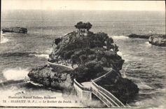 CPA Biarritz Le Rocher du Basta 