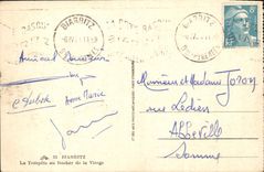 CPA Biarritz La Tempete au Rocher de la Vierge 