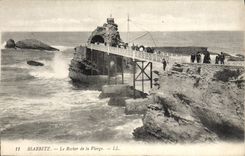 CPA Biarritz Le Rocher de la Vierge 