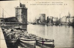 VINTAGE POSTCARD La Rochelle In Before Port Marguerite Boats
