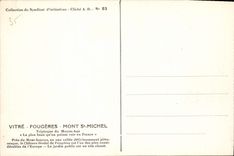 VINTAGE POSTCARD Ferns Surienne Tower and street of the Castle