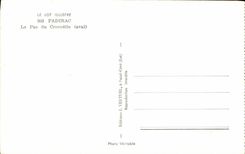 POSTAL MODERNA la hornada ilustra Padirac el paso del cocodrilo