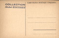 Sul Fiume del pez gordo de Roma de la POSTAL de la VENDIMIA