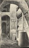 Catacumba de Roma de la POSTAL de la VENDIMIA