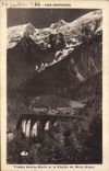 VINTAGE POSTCARD Viaduct Sainte Mayor and the Chain of Mont Blanc Houches