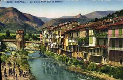 CPA Sospel Le Vieux Pont sur la Bevera 