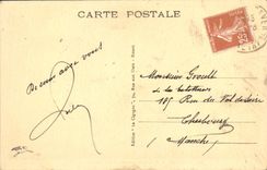VINTAGE POSTCARD Rouen Rules of Jeanne d' Arc by Real del Sarte