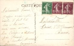 VINTAGE POSTCARD Pornic the Beach and the Pier of Noeveillard Boat