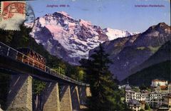CPA Jungfrau Interlaken Harderbahn