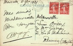 CPA Marseille Vue Generale 