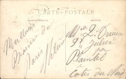 VINTAGE POSTCARD Paris Boulevard of Madeleine