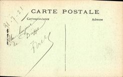 VINTAGE POSTCARD Dieppe the Casino seen of the Beach Low tide