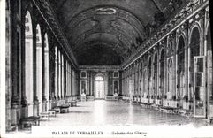 CPA Palais de Versailles Galerie des Glaces
