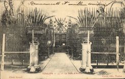 POSTAL Toulon de la VENDIMIA el cuarto de las armas de Militaria