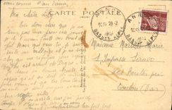 VINTAGE POSTCARD Road of the Alps the Bridge of Gueydan Valley of the VAr