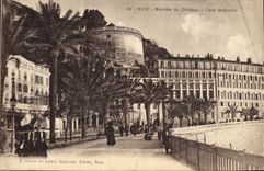 CPA Nice Montee du Chateau Tour Bellanda 