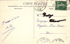 Canal de Nimes de la POSTAL de la VENDIMIA de la fuente