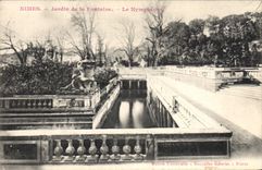 CPA Nimes Jardin de la Fontaine 