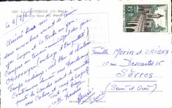 MODERN CARD La Rochelle the river in the parks Swans