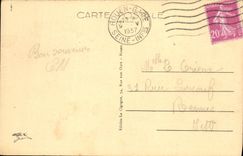 VINTAGE POSTCARD Rouen Old woman House the XV century old Street Romain Saint