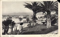 CPA Cannes Vue prise du jardin Albert 1er