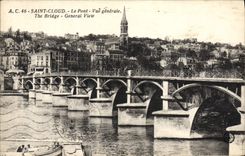 VINTAGE POSTCARD Holy Cloud the Bridge View