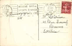 VINTAGE POSTCARD Bellegarde Falls of the Rhone