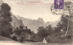 VINTAGE POSTCARD Surroundings of Pau Peak of the South of Ossau