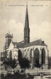 VINTAGE POSTCARD Trawl-nets on the Marne the Church Saint Wolf