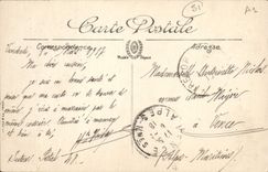 VINTAGE POSTCARD Trawl-nets on the Marne the Church Saint Wolf