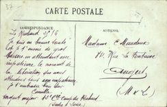 VINTAGE POSTCARD the Island Bouchard Remainders of the Apse of the Church Old Leonard Saint prioress