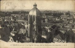 VINTAGE POSTCARD Tours the Tower of the Clock