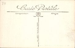 VINTAGE POSTCARD Fontainebleau the Canal