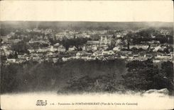 CPA Panorama de Fontainebleau Vue de la croix du calvaire 