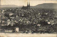 VINTAGE POSTCARD Clermont Ferrand View of Montfujet