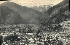 VINTAGE POSTCARD Luchon View Taken of Cazarilh