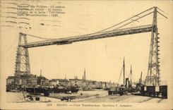 CPA Rouen Pont Transbordeur 