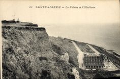 VINTAGE POSTCARD Sainte Address the Cliff and Hotel trade