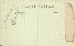 POSTAL de la VENDIMIA en el lago Morvan de las rocas de Settons