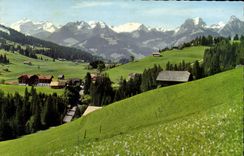 MODERN CARD Saanenmoser Diablerets Staldenfluhe Meilel