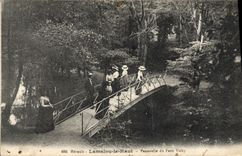 CPA Lamalou le Haut Passerelle du Petit Vichy