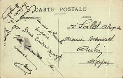 VINTAGE POSTCARD Lamalou High the Footbridge of Small Vichy