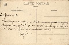 POSTAL de la VENDIMIA con el collar de Schlucht la frontera del poste antes de la guerra de 1914