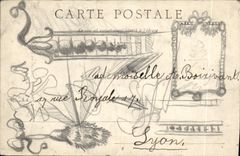 VINTAGE POSTCARD Young girl of Lannion in prayer Folklore