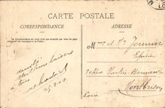 VINTAGE POSTCARD Thiers Holy Bridge Roch and Vidalie