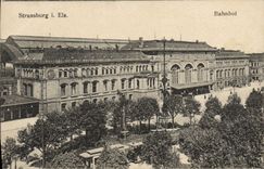 POSTAL Strassburg Bahnhof de la VENDIMIA