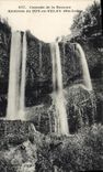 VINTAGE POSTCARD Cascade of Beaume Surroundings of Puy in Velay