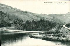 CPA Rochetaillee Barrage du Pas du Riot